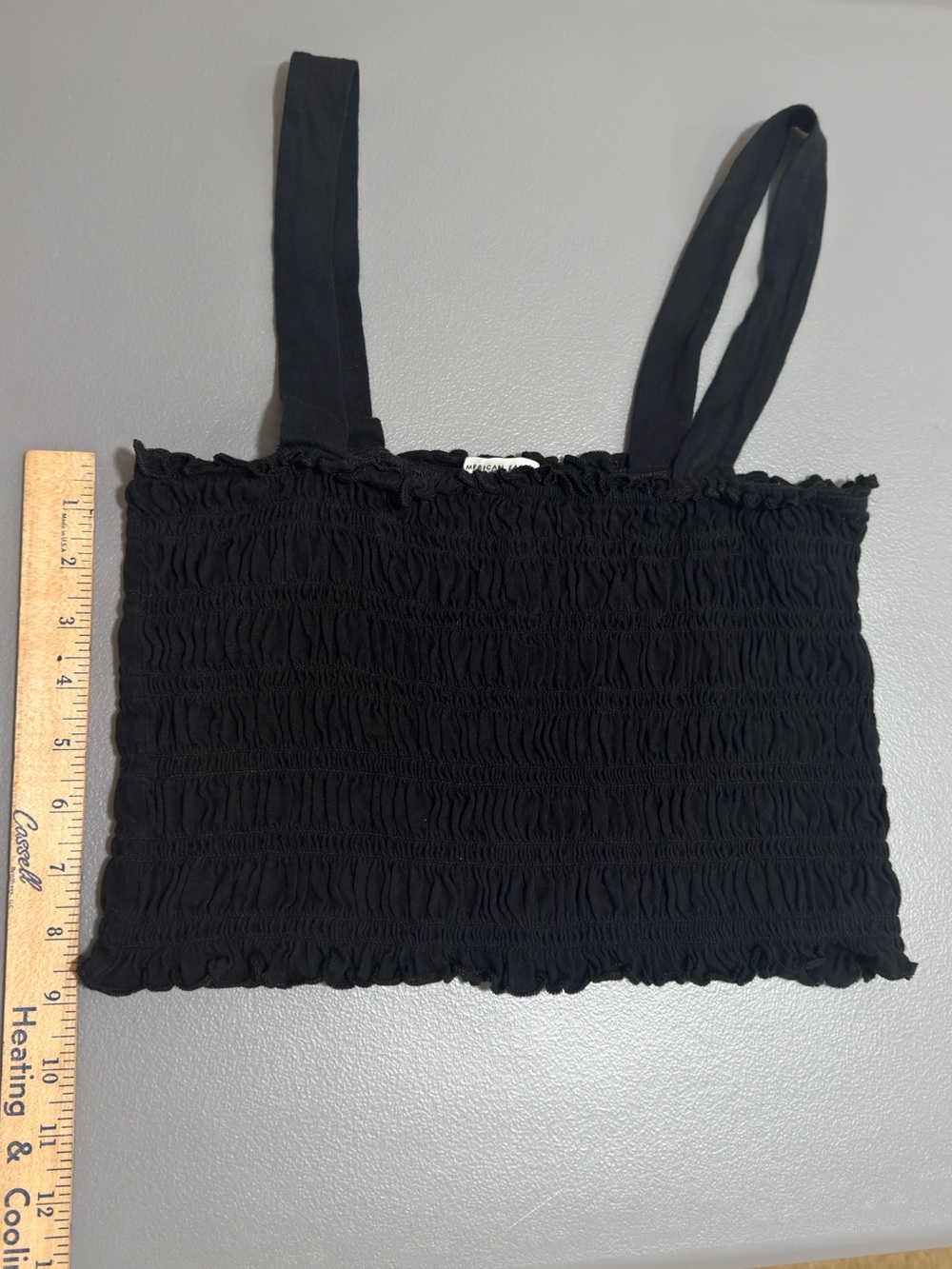 AE Cropped Smocked Tank Top